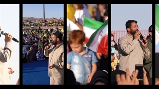 سرود سلام فرمانده در شهر قزوین و در ورزشگاه سردار آزادگان