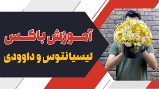 باکس گل جذاب با لیسیانتوس و داوودی | علی ولی