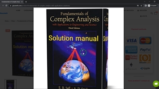 Fundamentals of Complex Analysis with Applications to Engineering and Science 3rd edition solutions
