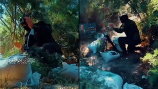 رزمایش نظامی جهاد اسلامی فلسطین در غزه با عنوان عزم الصادقین