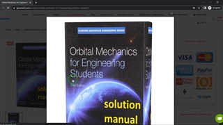Orbital Mechanics for Engineering Students 3rd edition solution manual pdf