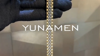 دستبند طلای مردانه یونامن Y735