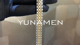 دستبند طلای مردانه یونامن Y736