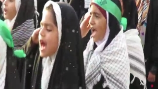 اجرای سرود سلام فرمانده در بخش سیراف کاری از گروه رسانه ای فاطر