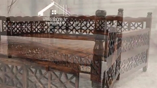 تخت سنتی ویلا سازه