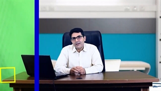 فیلمبرداری از پزشکان با پرده سبز برای آموزش