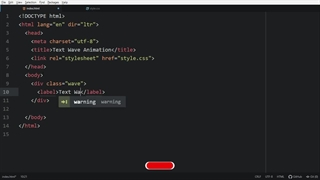 طراحی های خلاقانه HTML + CSS ، ساخت متن متحرک (انیمیشن دار)