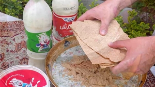 آب دوغ خیار با مانی ماس