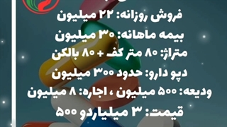 داروخانه فروشی در خانی اباد