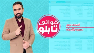 تابلو خوانی قسمت سوم