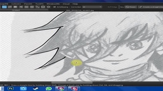drawing anime character / digital art