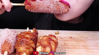 چالش‌های غذاخوری مختلف | موکبانگ | JANE ASMR • LINH-ASMR • SAS-ASMR • LYCHEE | قسمت ۱۷