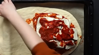 پیتزا کالزون خوشمزه