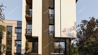 نقشه آپارتمان مدرن در بندر انزلی