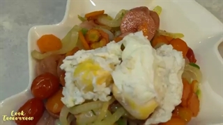 طرز تهیه تخم مرغ شکاری آبپز