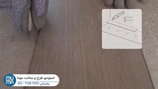 آموزش نصب پارکت لمینت با چسب