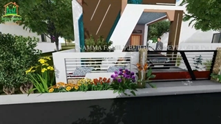 20*60 south facing house plan with car parking | NFBD Group