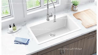 سینک گرانیتی تک لگن با سینی | فروشگاه آنلاین سینک گرانیتی