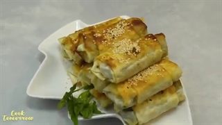 طرز تهیه بورک مرغ و اسفناج (مجله پاورقی)