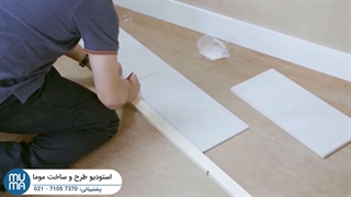 آموزش کاشی کاری با چسب