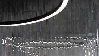 نورپردازی خطی دفتر اداری با چراغ های خطی نورانه