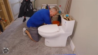 آموزش نصب توالت فرنگی