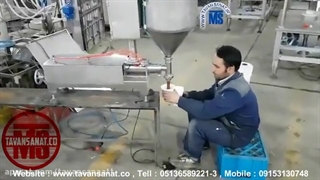 دستگاه پرکن مایعات غلیظ (سمنو) | دستگاه پرکن مایعات غلیظ دستی | 09152000050