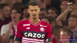 خلاصه بازی پاریسن ژرمن - لیل با گزارش فارسی آنتن