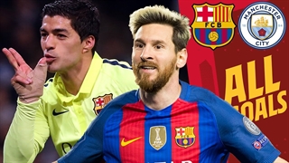 تمام گل های بارسلونا مقابل منچسترسیتی