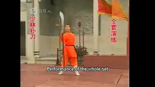 اجرای قسمتی از فرم پودائو شائولین