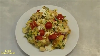 طرز تهیه املت سبزیجات مرغ