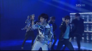 اجرای دبیوی آهنگ MAMA از EXO_K در موزیک شو Inkigayo 120415