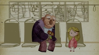 انیمیشن کوتاه پیرمرد و دختر