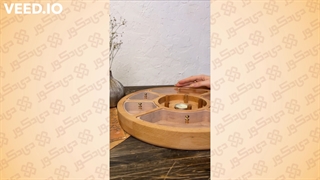خرید اردوخوری گرد وارمردار ۶ خانه