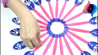 ساخت کاردستی با قاشق یکبارمصرف