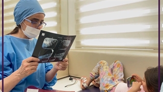 مرسانا خانم برای درمان دندان هایش تحت بیهوشی از انگلستان تشریف اورده کلینیک کاخ