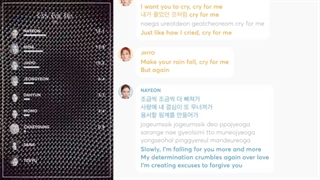 CRY FOR ME lyrics + line distribution _ TWICE