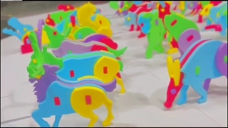 پازل های سه بعدی جنگل حیوانات