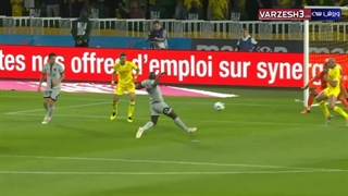 خلاصه بازی پاریسن ژرمن - نانت