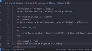 آموزش HTML قسمت 8 = ساختار عنوان ها (Heading)