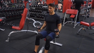 صلیب دمبل نشسته اکسنتریک