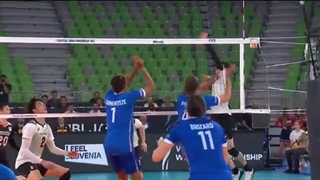 هایلایت بازی جذاب دو تیم ژاپن-فرانسه در یک هشتم نهایی قهرمانی جهان