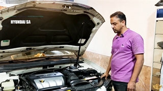 ریمپ خودروی هیوندا سوناتا در مرکز تیونینگ کاراک