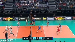 هایلایت بازی دو تیم آرژانتین -صربستان در مرحله یک هشتم نهایی قهرمانی جهان