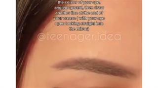 آموزش کشیدن خط چشم مخصوص پلک افتاده و پف دار