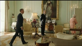 ملکه الیزابت دوم و جیمز باند در افتتاحیه المپیک لندن