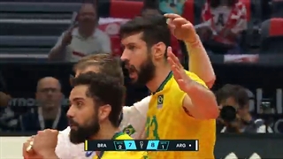 هایلایت بازی دو تیم برزیل-آرژانتین ،یک چهارم نهایی رقابت‌های قهرمانی جهان