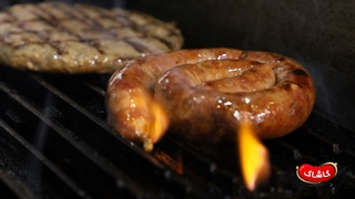 ساندویچ همبرگر و سوجوک