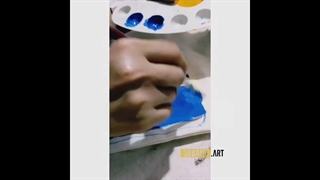 نقاشی شازده کوچولو روی پارچه با استفاده از رنگ پارچه اوپک