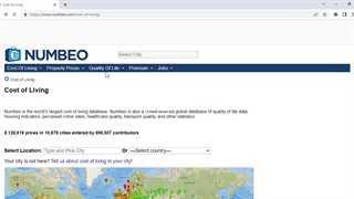 سایت عالی برای اطلاع از هزینه های زندگی و قیمت ها در کشورهای مختلف